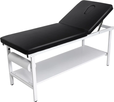 VEVOR Medical Exam Table, 500LBS Loading Medical Examination Bed with 0°–40° Adjustable Backrest, Physical Therapy Exam Table with Storage Shelf & Paper Roll Dispenser for Hospital Clinic Rehab Center