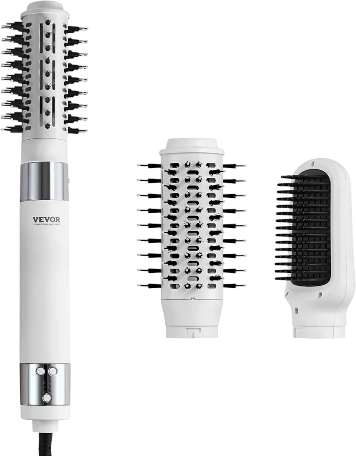 Vevor Hair Dryer Brush Ionic Hot Air Styler with 2 Brushes New