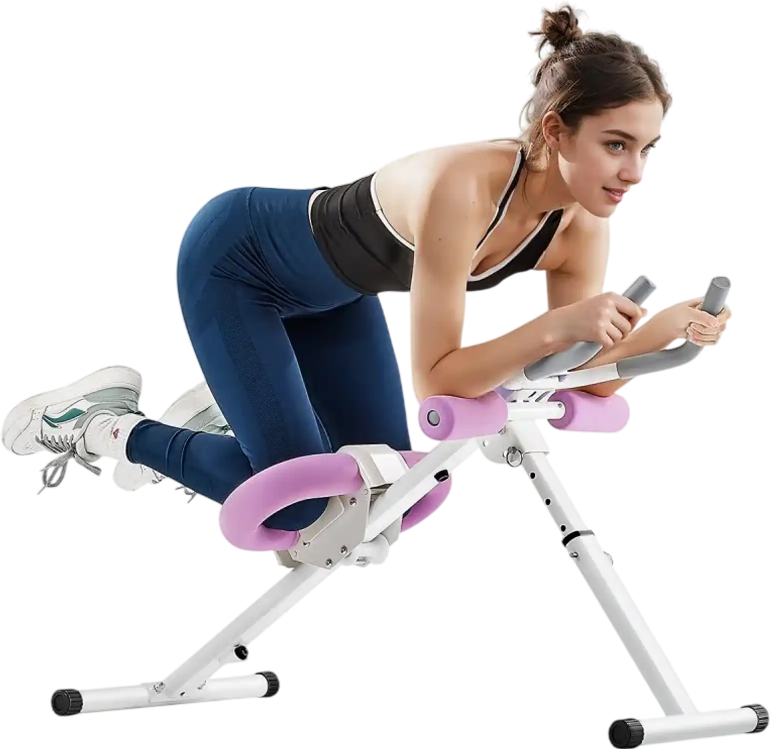Vevor Ab Machine Foldable Adjustable Ab Workout Equipment New