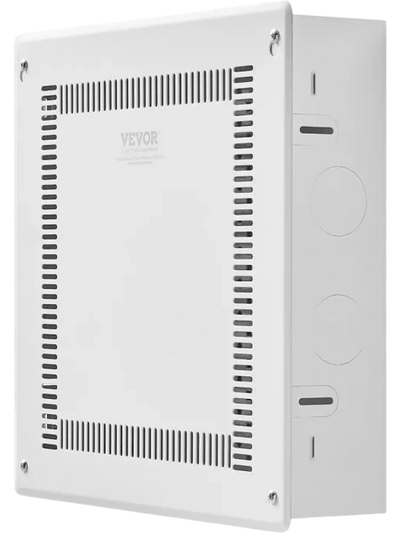 VEVOR Structured Media Enclosure, 14-Inch, Recessed in-Wall Media Box with Cover, Wall-Mount Cable Management Box Kit, Structured Wiring Multi-Media Cabinet, Cold-Rolled Steel, for TV Home Theater