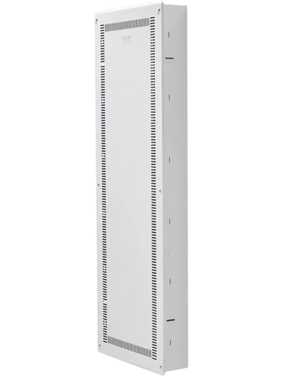 VEVOR Structured Media Enclosure, 42-Inch, Recessed in-Wall Media Box with Cover, Wall-Mount Cable Management Box Kit, Structured Wiring Multi-Media Cabinet, Cold-Rolled Steel, for TV Home Theater