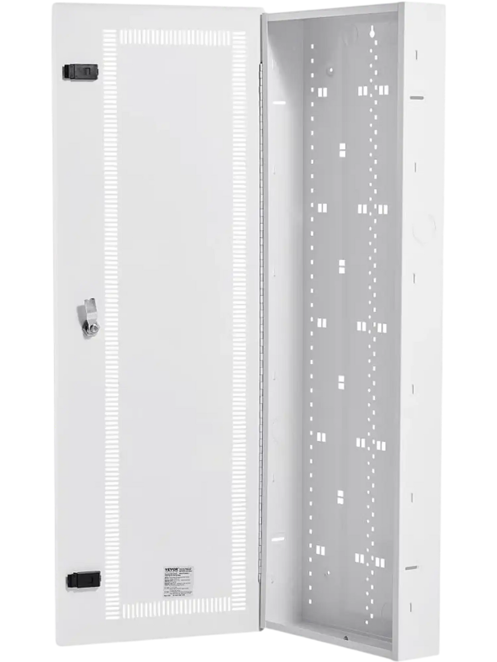 VEVOR Media Enclosure, 42-Inch, Structured Media Center with Vented Hinged Door, Cable Management Box, Structured Wiring Multi-Media Cabinet, Recessed Electrical Media Box, for Network Distribution