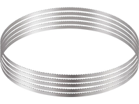 VEVOR Band Saw Blade, 51.2x0.63x0.02 inch, 5 PCS/Pack Meat Bandsaw Blades for Replacement, Carbon Steel Blade, Meat Cutting Blade Wrapped by Rust-Proof Paper, Fit for Commercial Bone Saw Machines