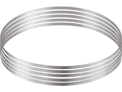 VEVOR Band Saw Blade, 51.2x0.63x0.02 inch, 5 PCS/Pack Meat Bandsaw Blades for Replacement, Carbon Steel Blade, Meat Cutting Blade Wrapped by Rust-Proof Paper, Fit for Commercial Bone Saw Machines