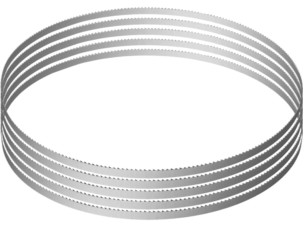 VEVOR Band Saw Blade, 65x0.63x0.02 inch, 5 PCS/Pack Meat Bandsaw Blades for Replacement, Carbon Steel Blade, Meat Cutting Blade Wrapped by Rust-Proof Paper, Fit for Commercial Bone Saw Machines