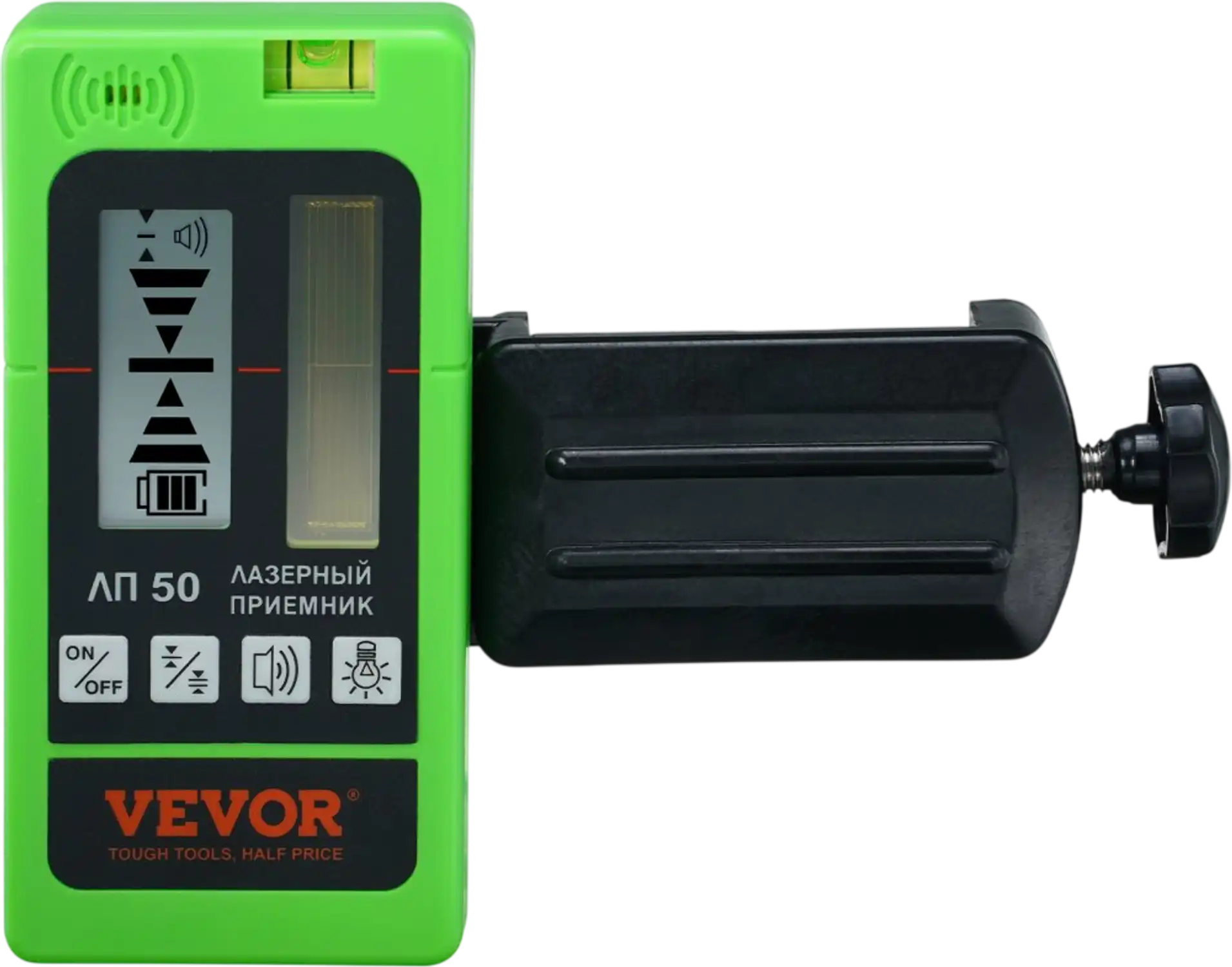 Vevor Laser Receiver 197' Green and Red Beam Detector with Dual LCD Display New