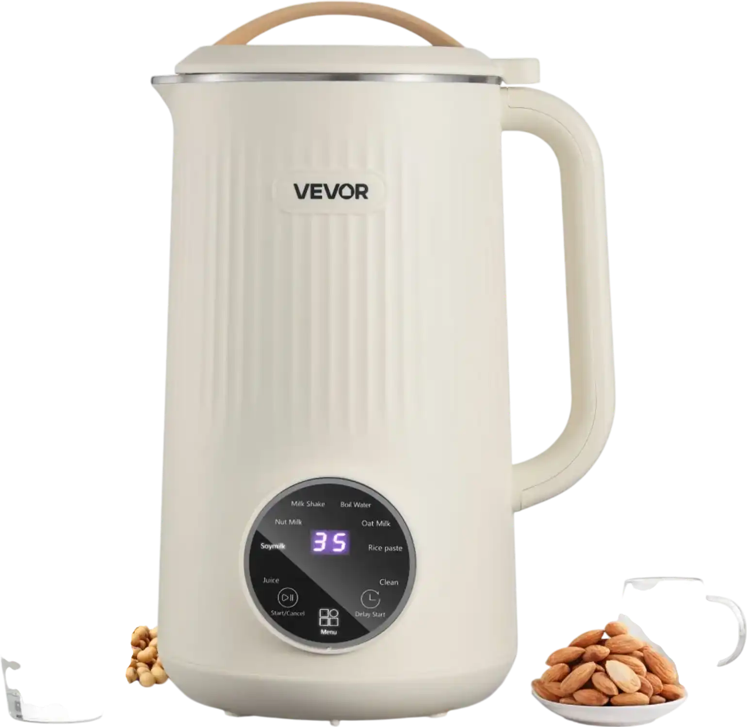 Vevor Nut Milk Maker 34 oz 8-in-1 Soy Milk Maker Machine New