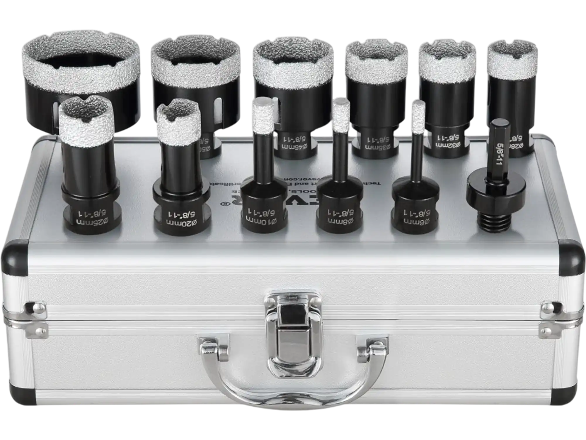 Vevor Diamond Core Drill Bit Set 11-Pc 6-65 mm Hole Saw Kit with 5/8