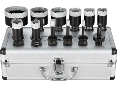Vevor Diamond Core Drill Bit Set 11-Pc 6-65 mm Hole Saw Kit with 5/8