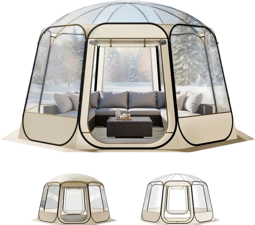 Vevor Bubble Tent 12' x 11.1' Clear Dome Camping Shelter New