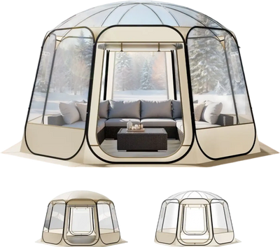 Vevor Bubble Tent 12' x 11.1' Clear Dome Camping Shelter New