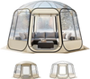 VEVOR Pop up Bubble Tent, 12 x 11.1 ft Waterproof & UV-Resistant, Clear Camping Tent Shelter, Outdoor Garden Dome Igloo Tents with Windows, 540° Panoramic View, for 10-12 Persons Patio Backyard