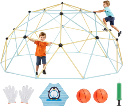 Vevor Geometric Dome Climber 10' Kids Jungle Gym New