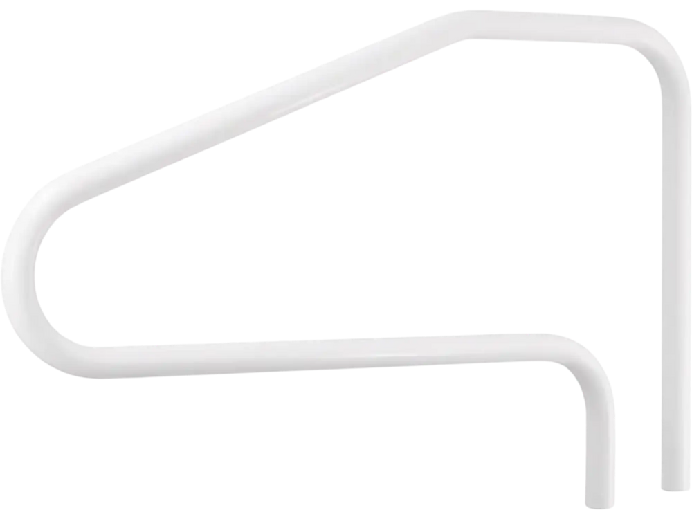 VEVOR Pool Rail, 48 x 32 inch Pool Handrail, 220 lbs Load Capacity Heavy Duty Stainless Steel Swimming Handrail, Seamless Welding, Recessed or Base Mount, for Poolside, Water Parks, Spa Centers
