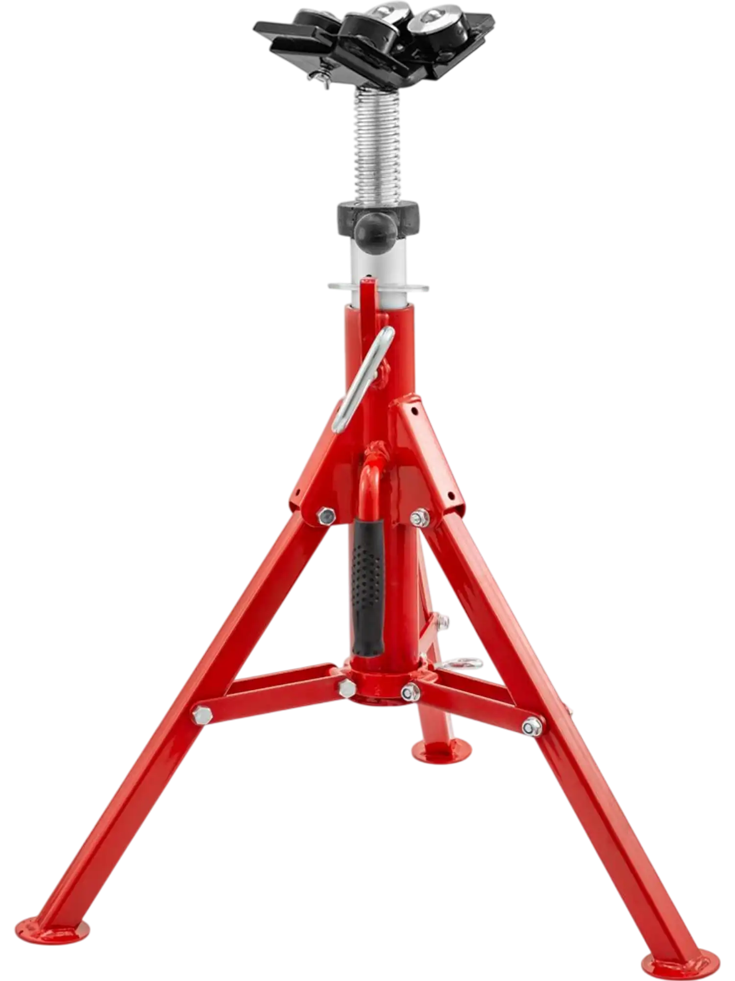 Vevor Pipe Jack Stand 4-Ball Transfer V-Head Folding Legs 24