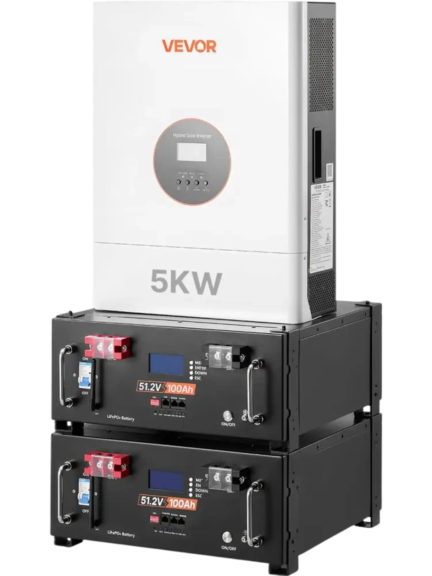 Vevor Power Station Home Backup 5120Wh LiFePO4 Battery System New