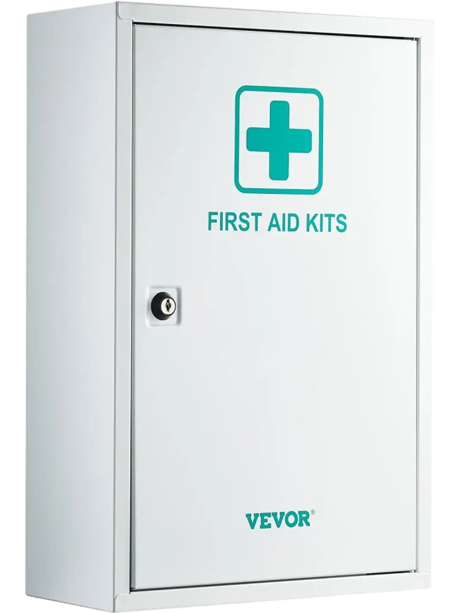 Vevor First Aid Cabinet Wall Mounted 3-Shelf 1000-Piece Metal Medicine Cabinet New