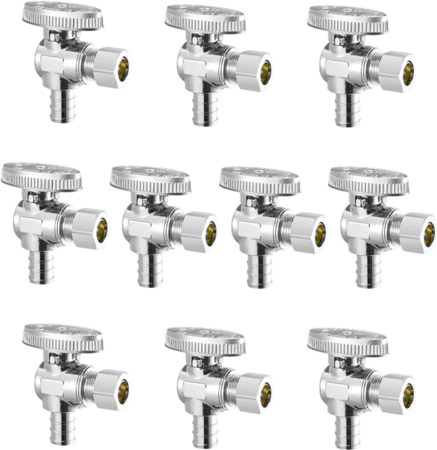 Vevor Angle Stop Valve 10-Pack 1/2