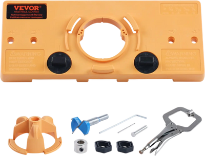 Vevor Concealed Hinge Jig Cabinet Hinge Drill Guide Kit New