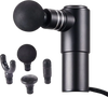 VEVOR Massage Gun Deep Tissue, Percussion Mini Muscle Massage Gun for Athletes - with 4 Speed Levels & 4 Massage Heads, 12V 2500mAh Batteries, Handheld Massage Gun for Pain Relief, Muscle Relaxation