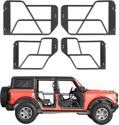Vevor Tube Doors 4-Door Ford Bronco Front & Rear Tubular Half Doors New