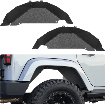 Vevor Fender Liner Rear Inner Wheel Well Cover for 2007-2018 Jeep Wrangler JK JKU 2/4-Door New