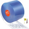 VEVOR Clear PVC Strip Curtain, 150 ft Length x 8 in Width, Plastic Door Strip Bulk Roll, Walk in Freezer Cooler Curtain Strips for Doorways of Supermarket, Garage, Warehouse, Barn, Pet Animal House