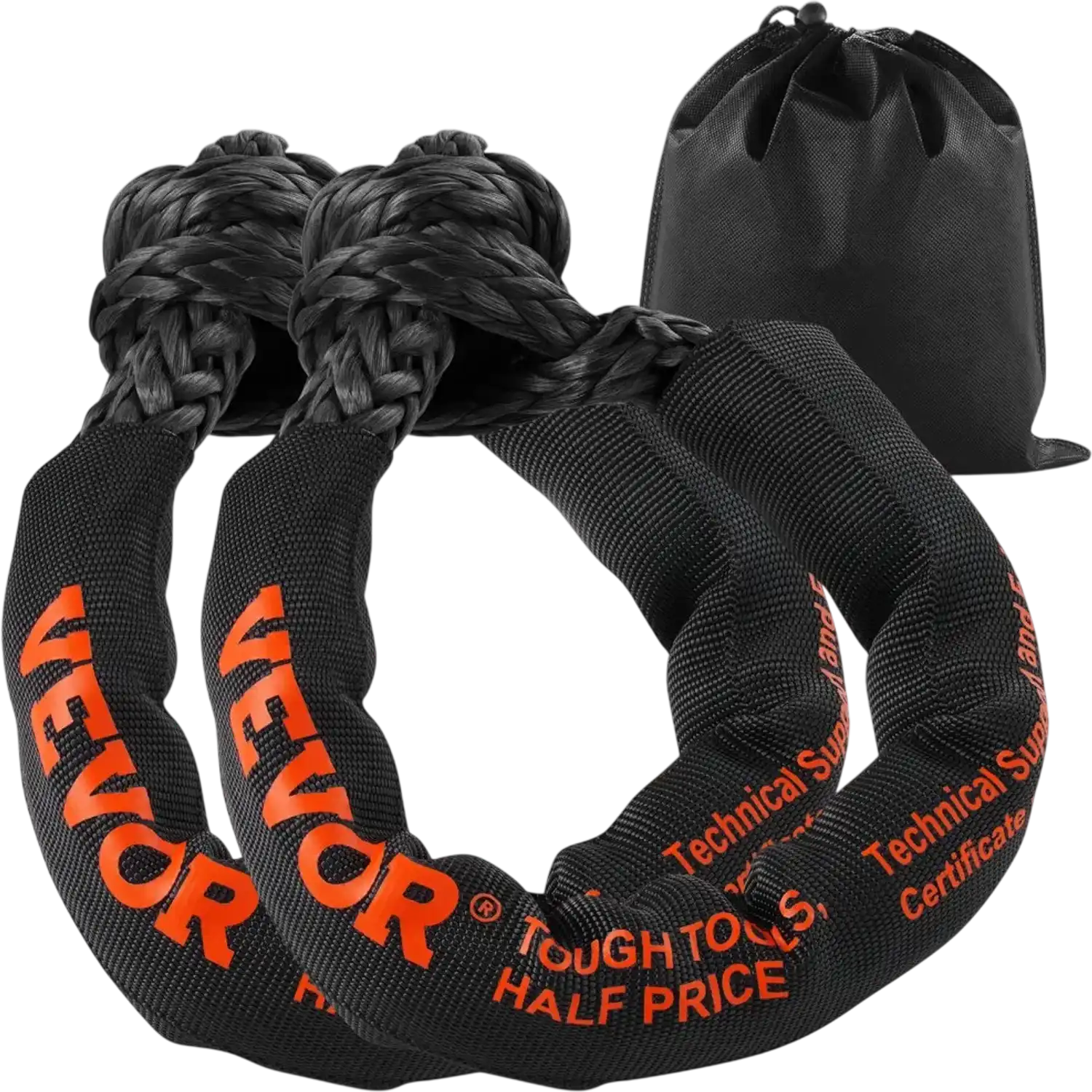 Vevor Tow Shackles Synthetic Soft Shackle Recovery Rope 1/2