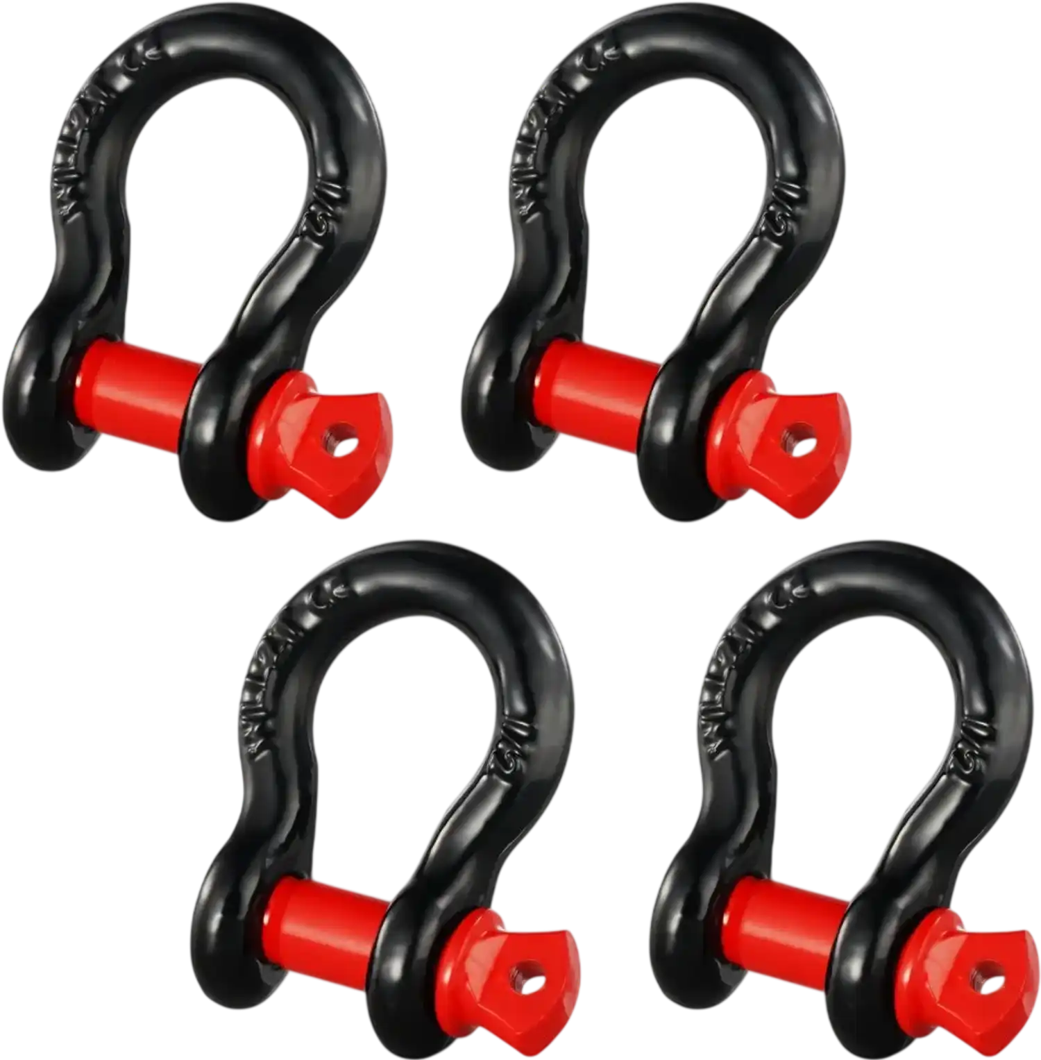 Vevor D-Ring Shackle 4-Pack 1/2