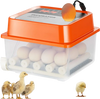 VEVOR Egg Incubator, Incubators for Hatching Eggs, Automatic Egg Turner with with Temperature and Humidity Control, 12 Eggs Poultry Hatcher with ABS Transparent Shell for Chicken, Duck, Quail
