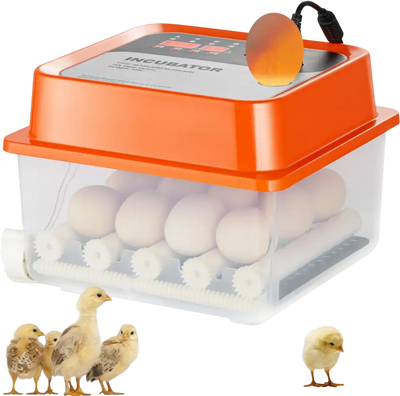 Vevor Egg Incubator 12-Egg Automatic Hatcher with Temperature and Humidity Control New
