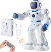 VEVOR RC Robot Toys for Kids, 2.4GHz Programmable Remote Control Smart Robot with Touch, Voice & APP Control, Interactive Singing Dancing Robot for Age 3 4 5 6 7 8 10 Year Old Boys Girls Birthday Gift