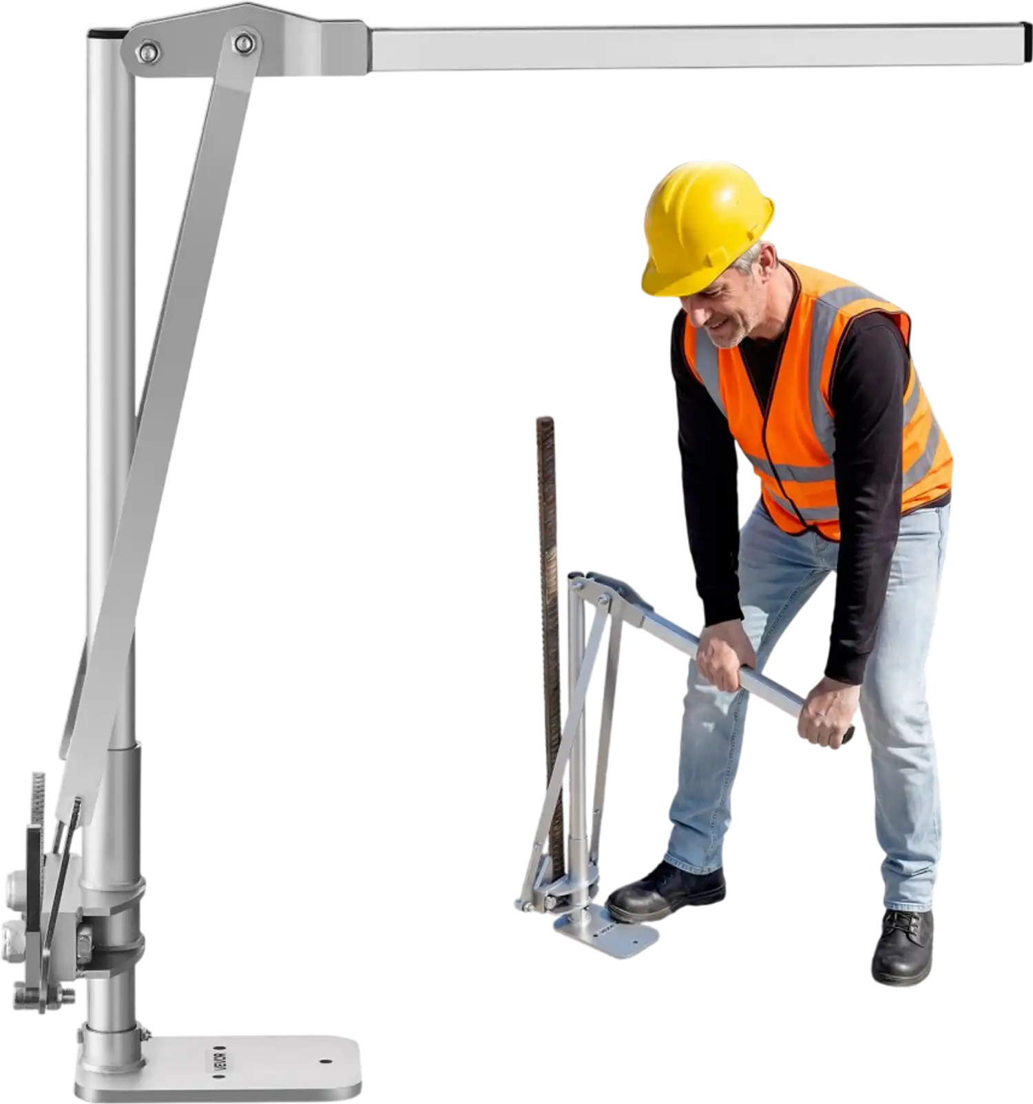 Vevor T-Post Puller Heavy-Duty Steel Jaw Grip Fence Post Remover Tool New