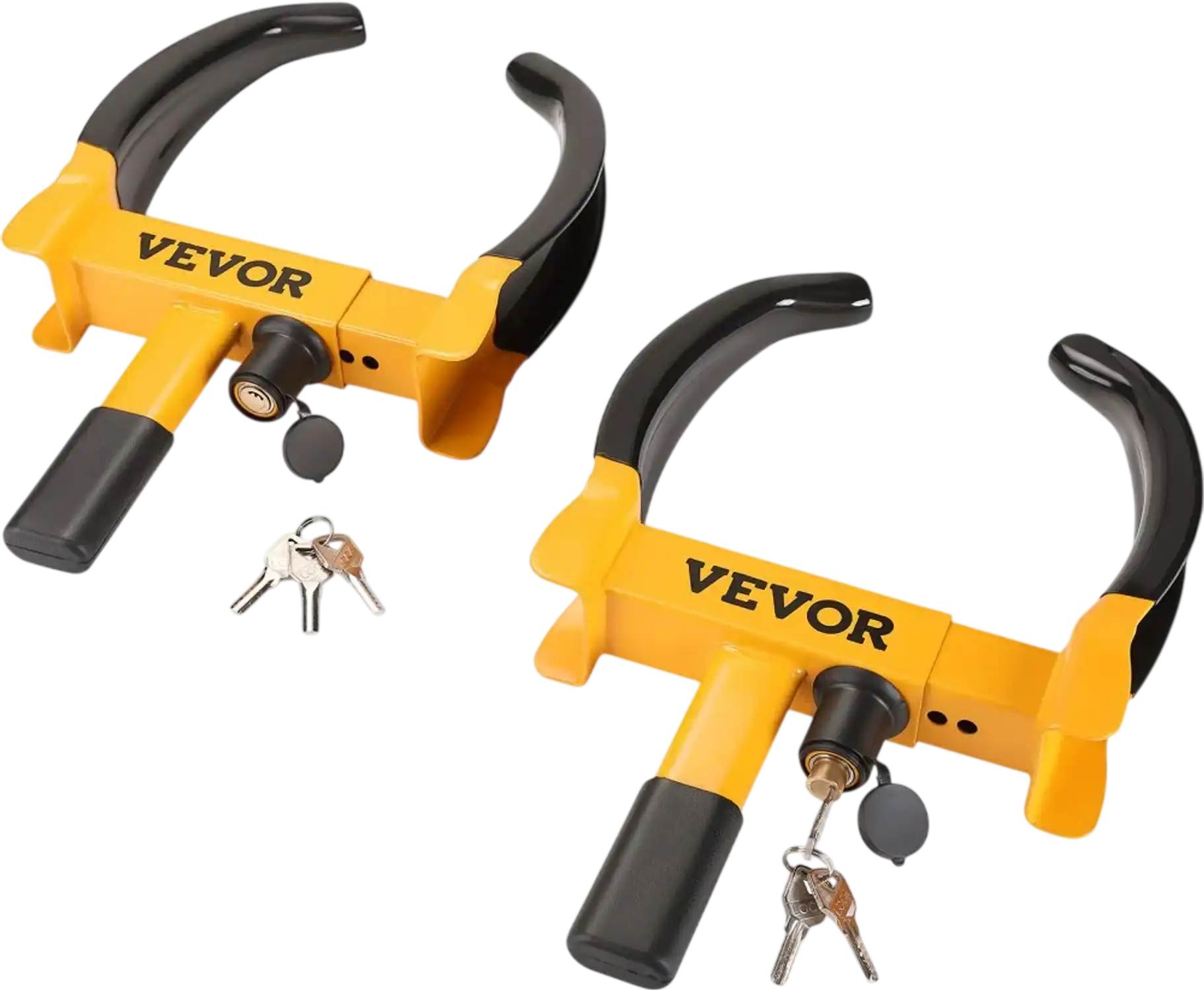 Vevor Wheel Lock Universal Adjustable Anti-Theft Trailer Tire Clamp 2-Pack New