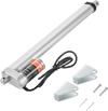 VEVOR Linear Actuator 12V, 12 Inch High Load 330lbs/1500N Linear Actuator, 0.19"/s Linear Motion Actuator with Mounting Bracket and IP54 Protection