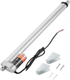 VEVOR Linear Actuator 12V, 18 Inch High Load 330lbs/1500N Linear Actuator, 0.19"/s Linear Motion Actuator with Mounting Bracket and IP54 Protection