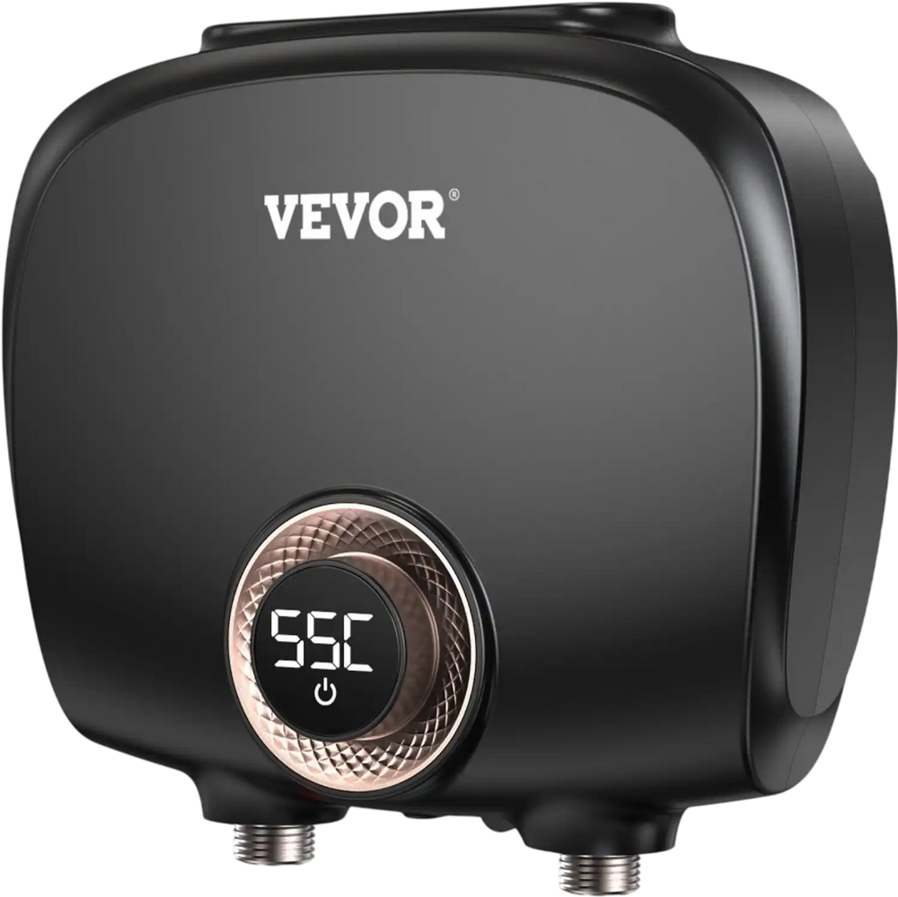 VEVOR Tankless Water Heater Electric, 7kw On Demand Instant Under Sink Water Boiler, Digital Temperature Display & Easy Installation & 24-Hour Water Supply, For Kitchen Bathroom Faucet And Shower