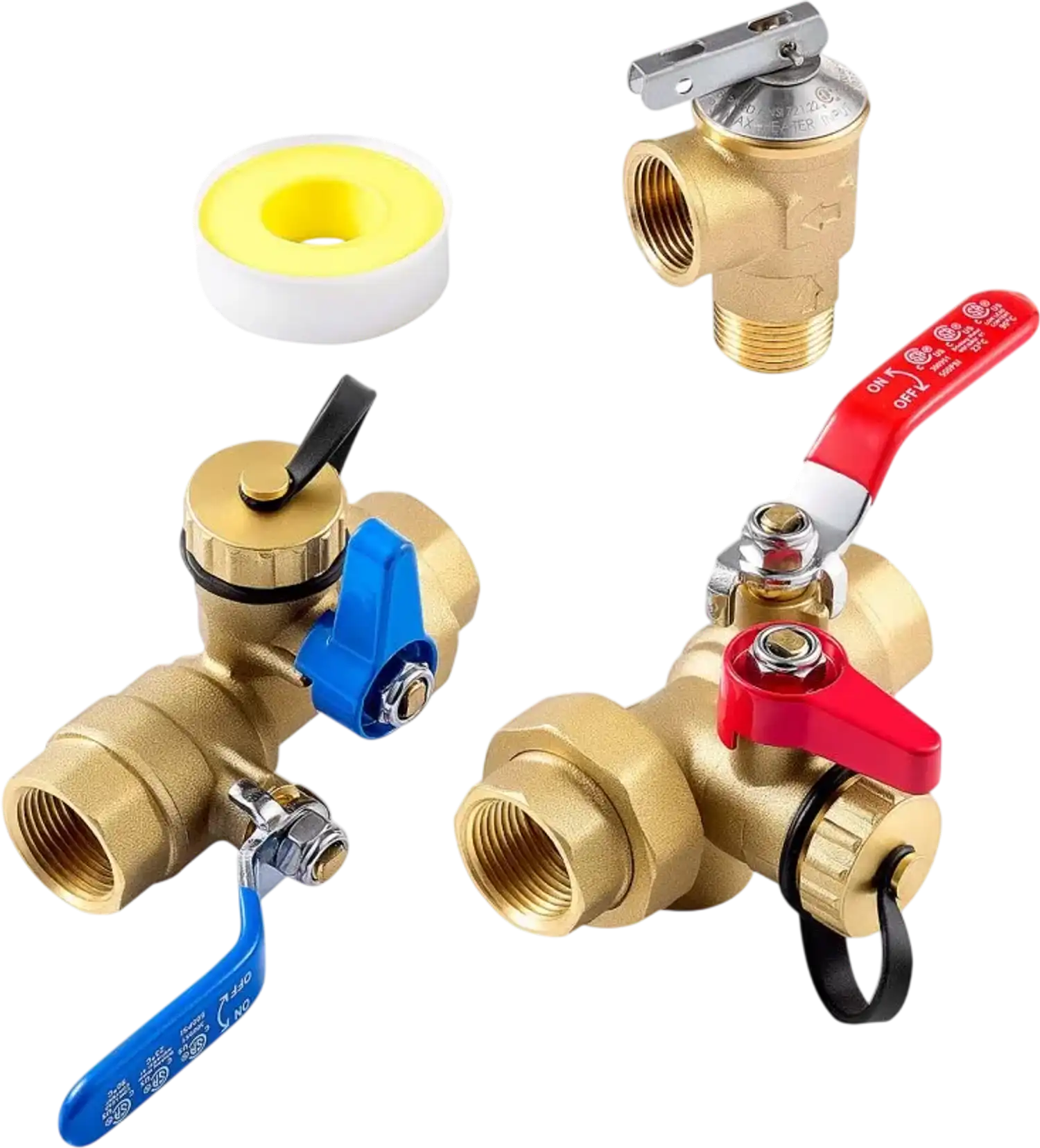 Vevor Water Heater Service Valve Kit 3/4
