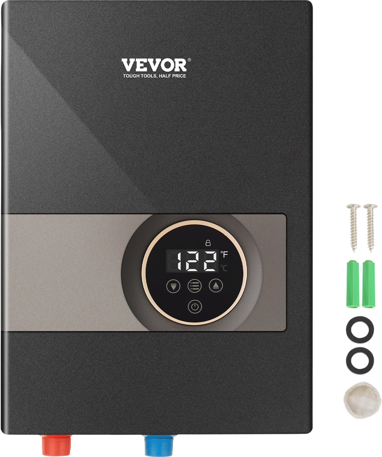 Vevor Electric Tankless Water Heater 8kW with Digital Temp Display 240V New