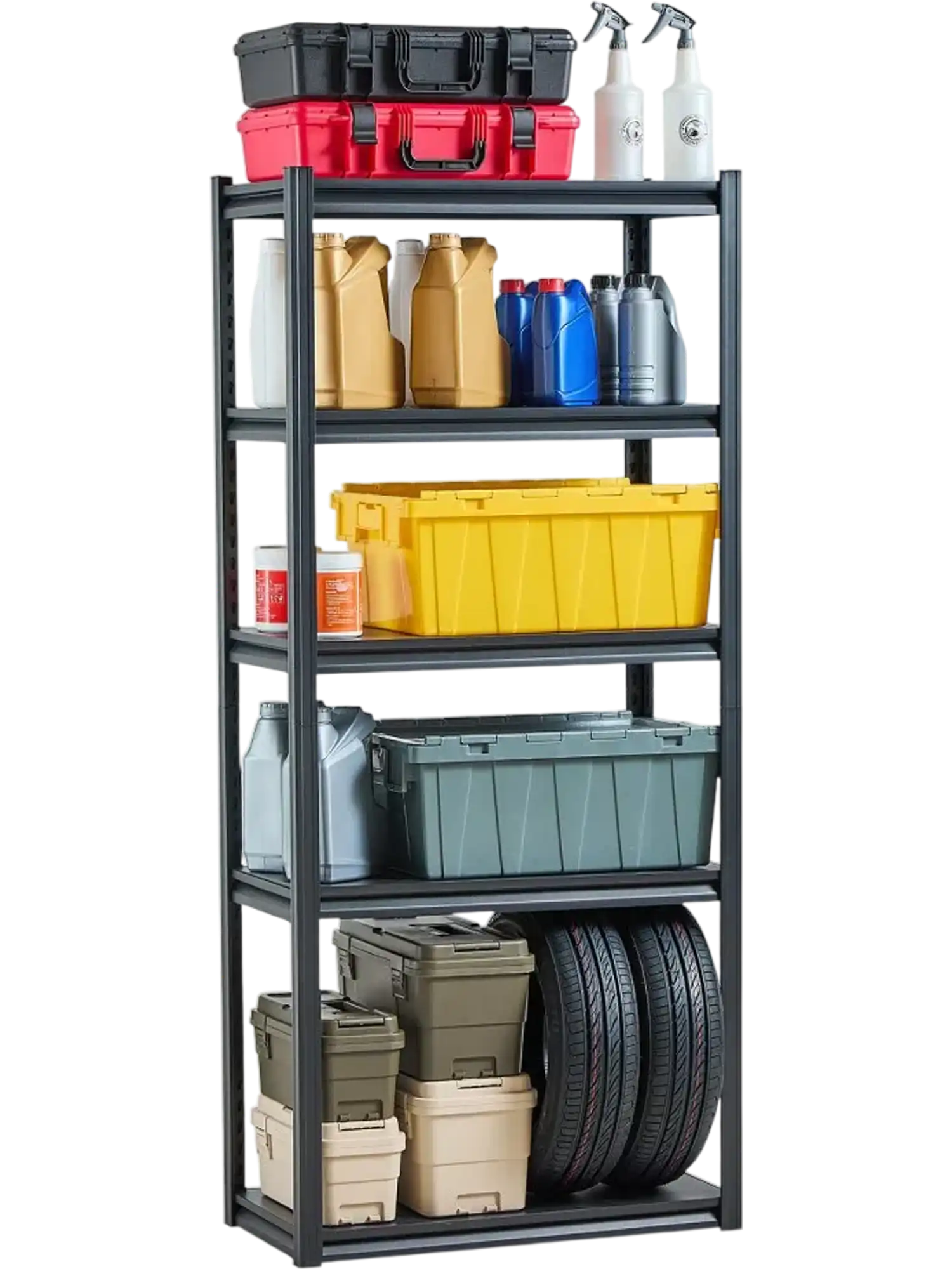 Vevor Storage Shelves 5-Tier Heavy Duty Garage Shelving 16