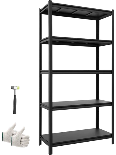 Vevor Storage Shelves 5-Tier Adjustable Heavy Duty Garage Shelving Unit 3000 lbs Capacity 36.42