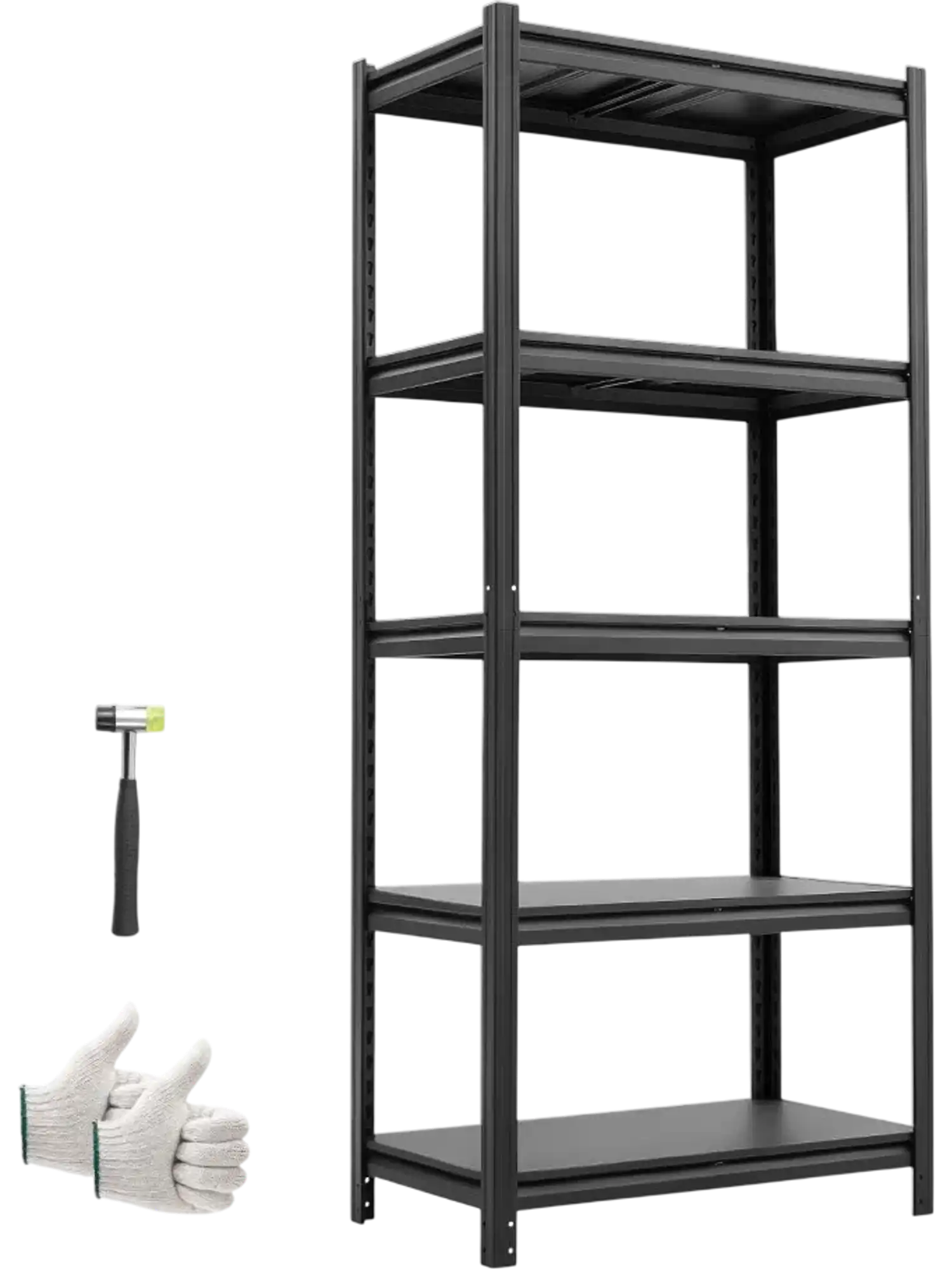 Vevor Storage Shelves 5-Tier Adjustable Garage Shelving 2000 lbs Capacity 35.83