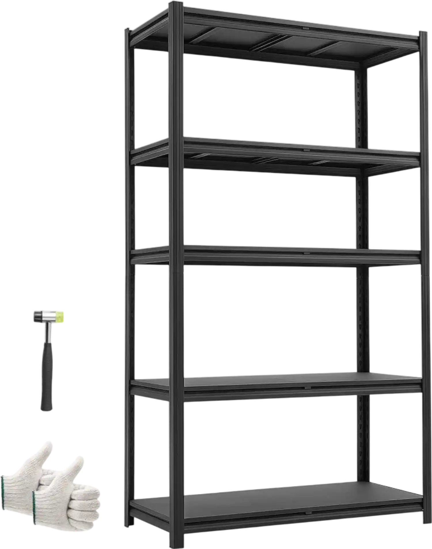 Vevor Garage Shelving 5-Tier Adjustable 3000 lbs Heavy Duty Storage Shelves New