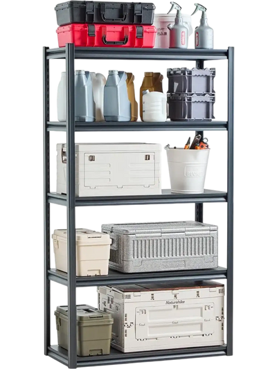 VEVOR Storage Shelves, 2000 lbs, 5 Tier Garage Storage Shelving, 18