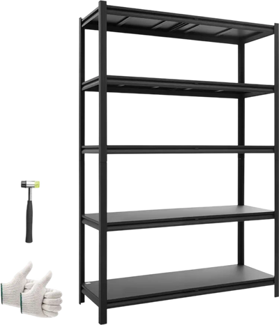 Vevor Storage Shelves 5-Tier Adjustable Heavy Duty Garage Shelving Unit New