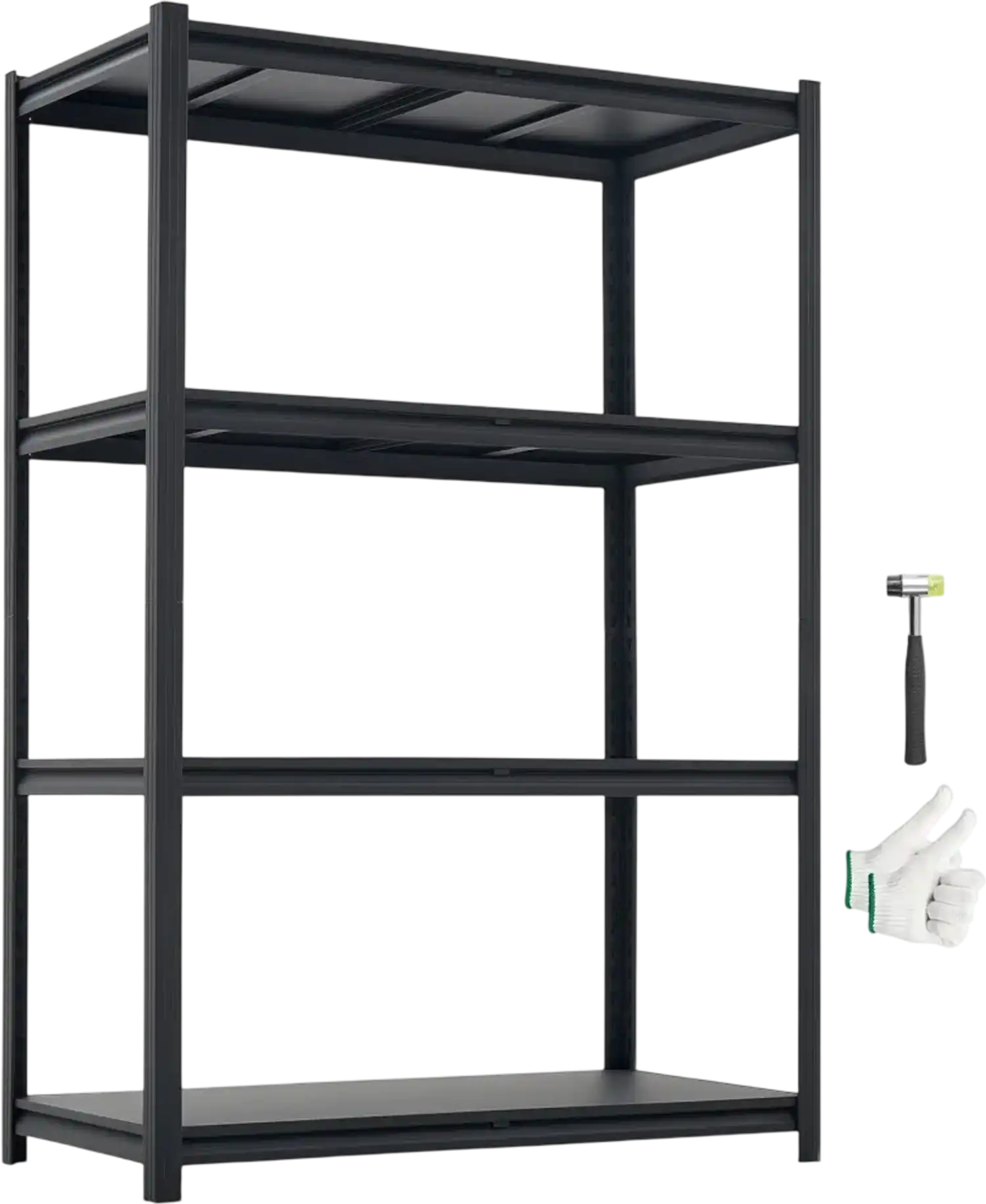Vevor Storage Shelves 4-Tier Adjustable Heavy Duty Garage Shelving Unit New