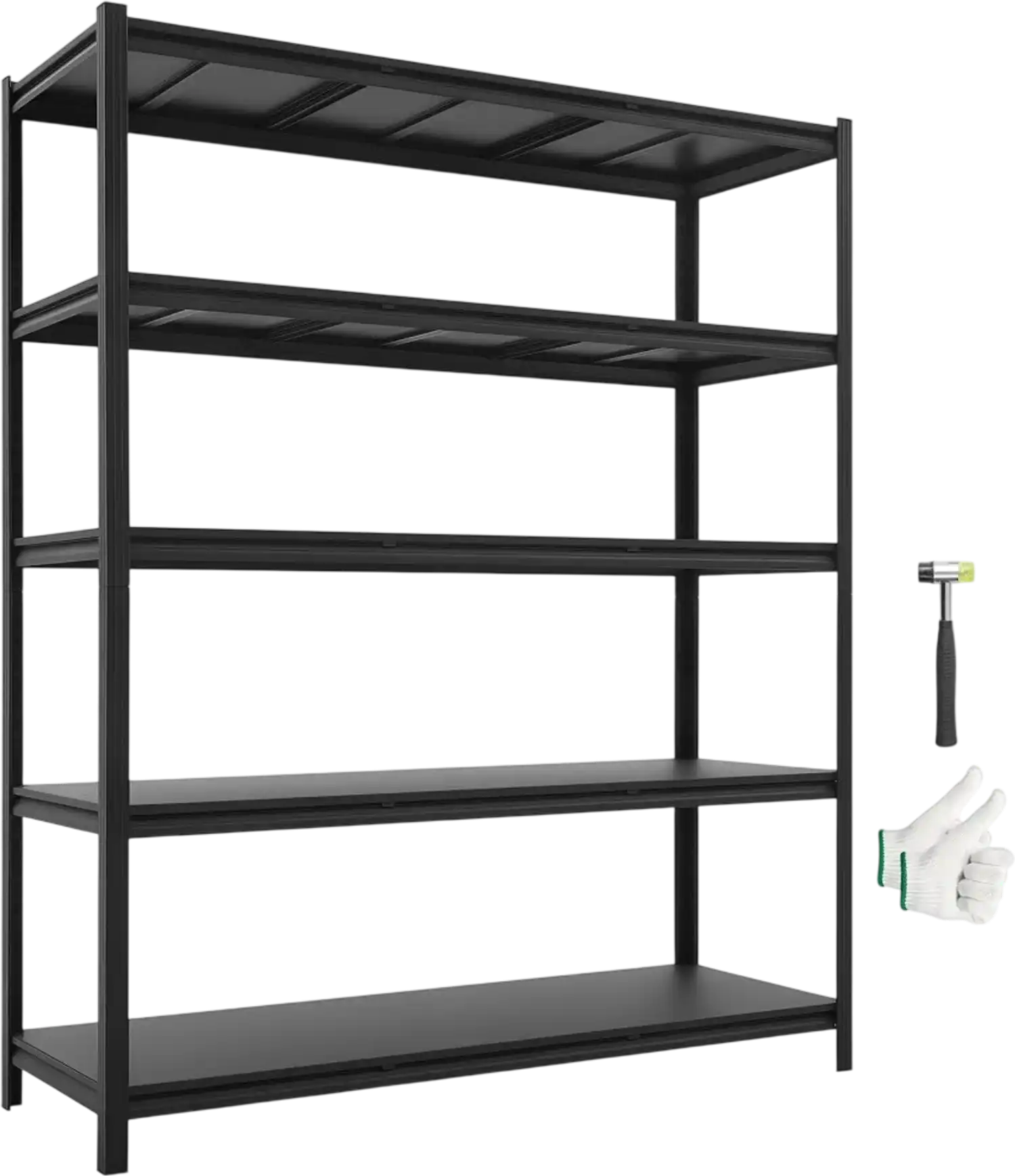 Vevor Storage Shelves 5-Tier Adjustable Heavy Duty Garage Shelving Unit New