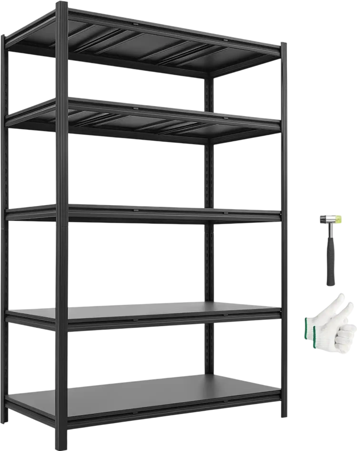 Vevor Storage Shelves 5-Tier Adjustable Heavy Duty Garage Shelving Unit New