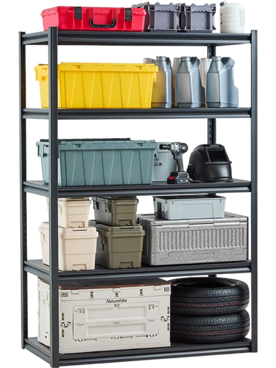 VEVOR Storage Shelves, 3000 lbs, 5 Tier Garage Storage Shelving, 24