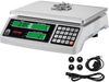 VEVOR Industrial Counting Scale, 15 kg x 0.5 g, Digital Scale for Parts and Coins, g/kg/lb Units, Electronic Gram Scale Inventory Counting Scale Kitchen Jewelry Scale with RS232 Port and 3 LCD Screens